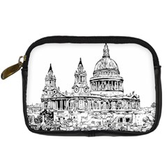 Line Art Architecture Church Digital Camera Cases by Sapixe
