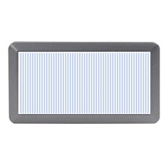 Alice Blue Pinstripe In An English Country Garden Memory Card Reader (mini) by PodArtist