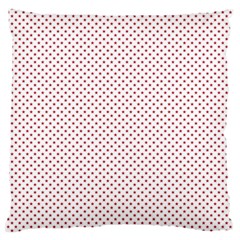 Usa Flag Red Stars On White Standard Flano Cushion Case (two Sides) by PodArtist