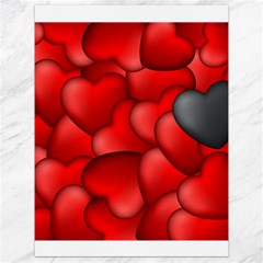 Form Love Pattern Background Canvas 18  X 24   by Sapixe