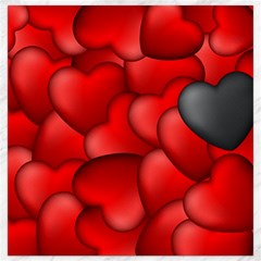 Form Love Pattern Background Canvas 12  X 12   by Sapixe