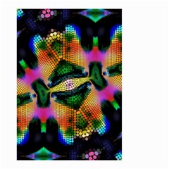 Butterfly Color Pop Art Small Garden Flag (two Sides)