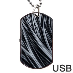 Fractal Mathematics Abstract Dog Tag Usb Flash (two Sides) by Sapixe