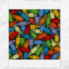 Colored Pencils Pens Paint Color Canvas 12  X 16   by Sapixe