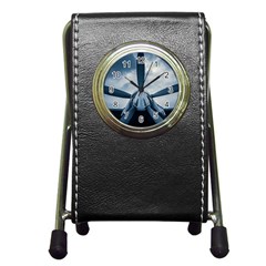 Propeller - Sky Challenger Pen Holder Desk Clocks by FunnyCow