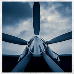 Propeller - Sky Challenger Canvas 20  X 20   by FunnyCow