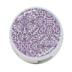 Colorful Intricate Tribal Pattern 4-port Usb Hub (two Sides)  by dflcprints