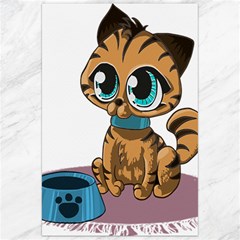 Kitty Cat Big Eyes Ears Animal Canvas 24  X 36  by Sapixe