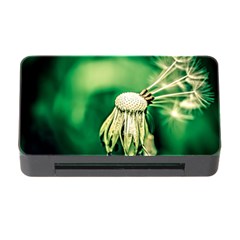 Dandelion Flower Green Chief Memory Card Reader With Cf by FunnyCow