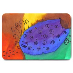 Whale And Eggs Large Doormat 