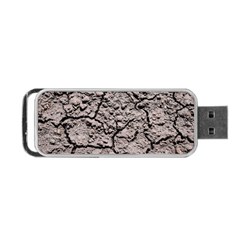 Earth  Dark Soil With Cracks Portable Usb Flash (two Sides) by FunnyCow