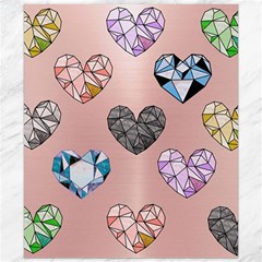 Gem Hearts And Rose Gold Canvas 20  X 24   by NouveauDesign