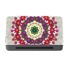 Fauna Fantasy Bohemian Midsummer Flower Style Memory Card Reader With Cf by pepitasart