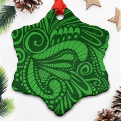 Natural Universe Snowflake Ornament (two Sides) by ArtByAmyMinori
