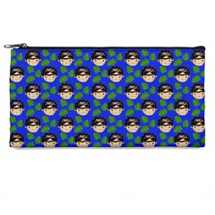 Frida Blue Pencil Cases