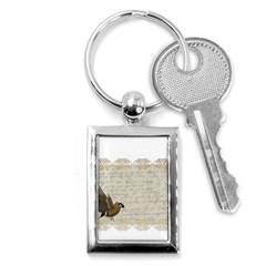 Tag Bird Key Chains (rectangle)  by vintage2030