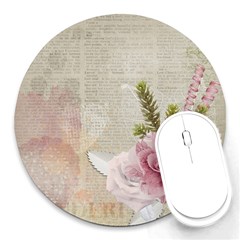 Scrapbook 1133667 1920 Round Mousepads by vintage2030