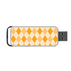 Argyle Pattern Seamless Design Portable Usb Flash (two Sides) by Sapixe