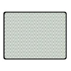 Vintage Pattern Chevron Double Sided Fleece Blanket (small) 