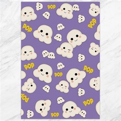 Cute Kawaii Popcorn Pattern Canvas 24  X 36 