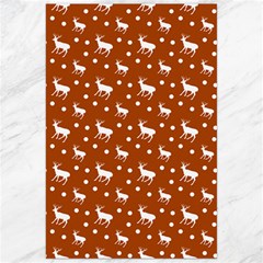 Deer Dots Orange Canvas 24  X 36 