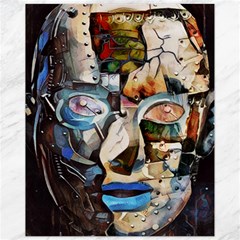 Robot Cyborg Cyberpunk Automation Canvas 11  X 14  by Simbadda