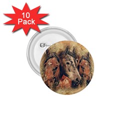 Head Horse Animal Vintage 1 75  Buttons (10 Pack) by Simbadda