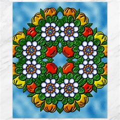 Mandala Background Colorful Pattern Canvas 11  X 14  by Simbadda