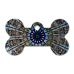 Pattern Art Form Architecture Dog Tag Bone (one Side) by Nexatart