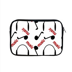 Music Letters Word Headphones Note Apple Macbook Pro 15  Zipper Case by Nexatart