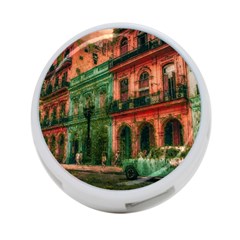 Havana Cuba Architecture Capital 4-port Usb Hub (two Sides) by Nexatart