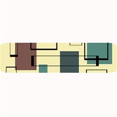 Mid Century Modern Rectangles Large Bar Mats by KayCordingly