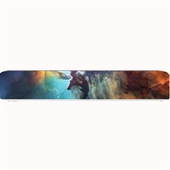 Lagoon Nebula Interstellar Cloud Pastel Pink, Turquoise And Yellow Stars Small Bar Mats by genx