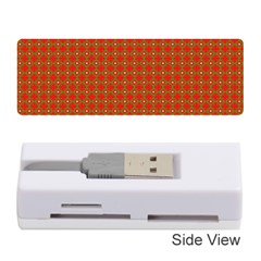 Christmas Paper Wrapping Paper Pattern Memory Card Reader (stick) by Wegoenart