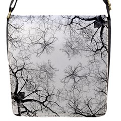 Tree Knots Bark Kaleidoscope Flap Closure Messenger Bag (s) by Wegoenart