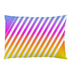 Abstract Lines Mockup Oblique Pillow Case