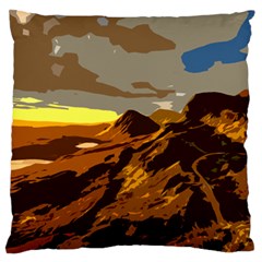 Scotland Monti Mountains Mountain Standard Flano Cushion Case (two Sides) by Pakrebo