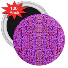 Paradise Blossom Tree On The Mountain High 3  Magnets (100 Pack) by pepitasart