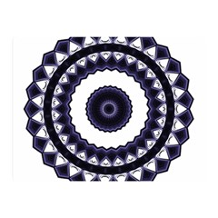Design Mandala Pattern Circular Double Sided Flano Blanket (mini)  by Pakrebo