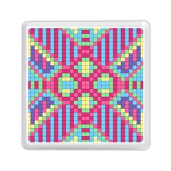 Checkerboard Squares Abstract Memory Card Reader (square) by Pakrebo