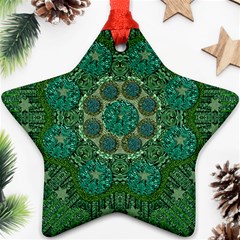 Stars Shining Over The Brightest Star In Lucky Starshine Star Ornament (two Sides) by pepitasart
