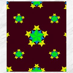 Pattern Star Vector Multi Color Canvas 8  X 10  by Pakrebo