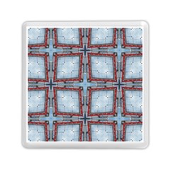 Pattern Cross Geometric Shape Memory Card Reader (square) by Pakrebo
