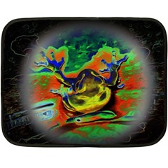 Abstract Transparent Background Fleece Blanket (mini)