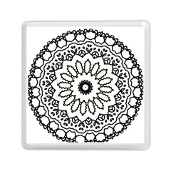 Mandala Kaleidoscope Arts Memory Card Reader (square) by Pakrebo