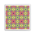 Triangle Mosaic Pattern Repeating Memory Card Reader (Square) Front