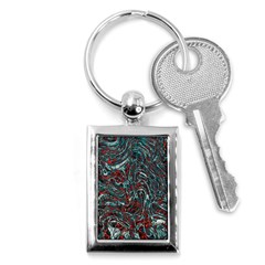 Pattern Structure Background Facade Key Chains (rectangle)  by Pakrebo