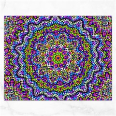 Farbenpracht Kaleidoscope Rectangular Jigsaw Puzzl by Pakrebo