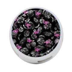 Flamingo Pattern 4-port Usb Hub (one Side) by Valentinaart