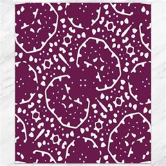 Magenta And White Abstract Print Pattern Canvas 20  X 24  by dflcprintsclothing